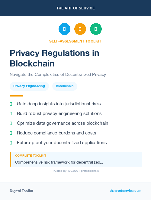 Privacy Regulations in Blockchain