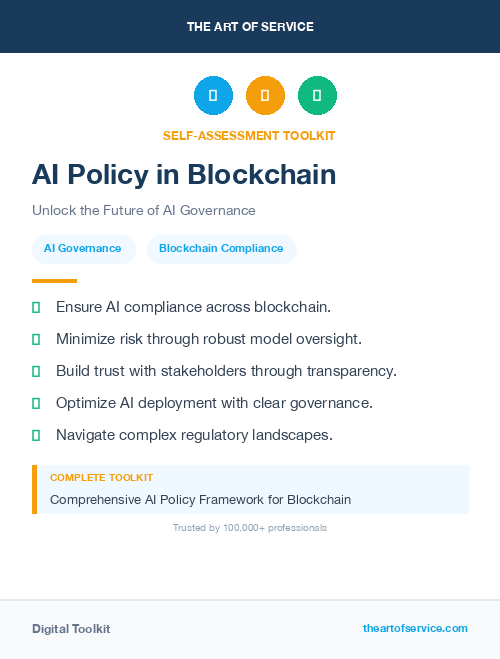 AI Policy in Blockchain