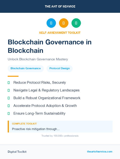Blockchain Governance in Blockchain