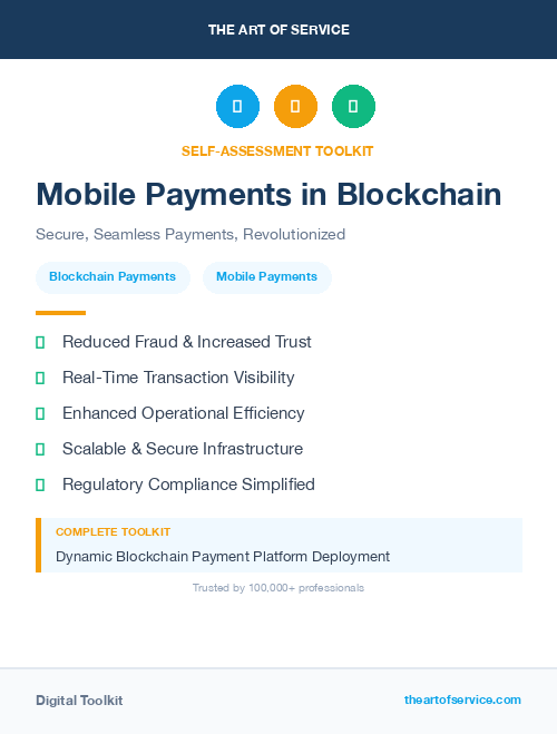 Mobile Payments in Blockchain