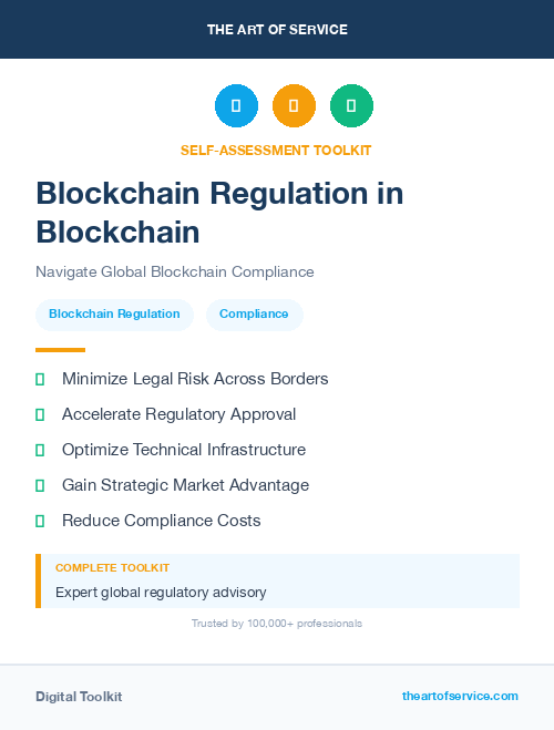 Blockchain Regulation in Blockchain