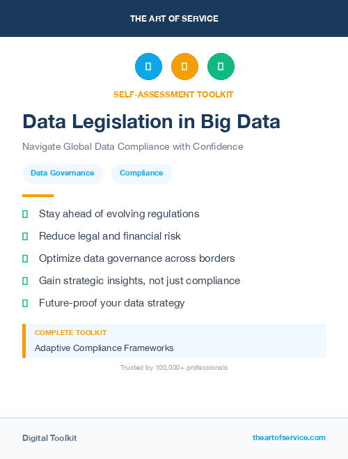 Data Legislation in Big Data