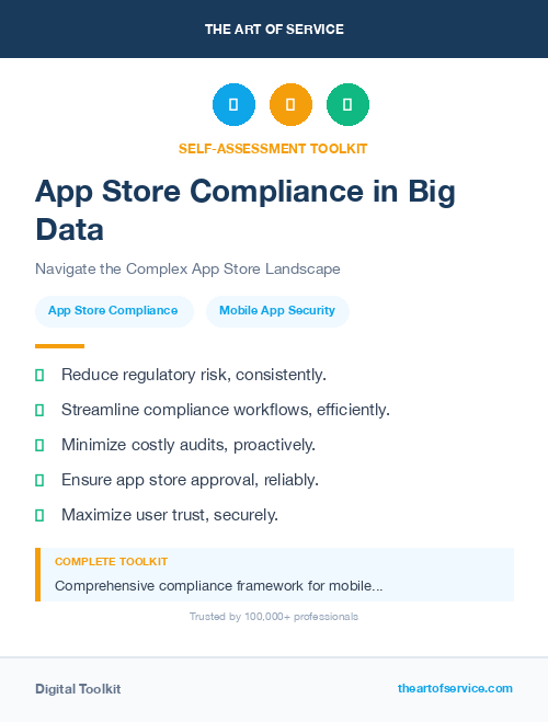 App Store Compliance in Big Data
