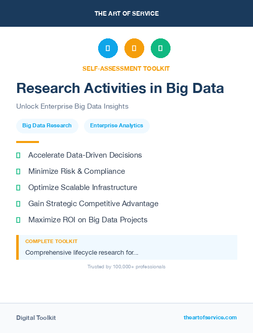 Research Activities in Big Data