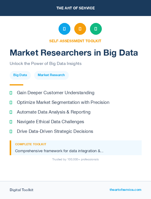Market Researchers in Big Data