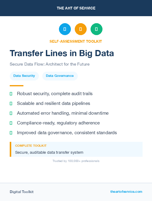 Transfer Lines in Big Data