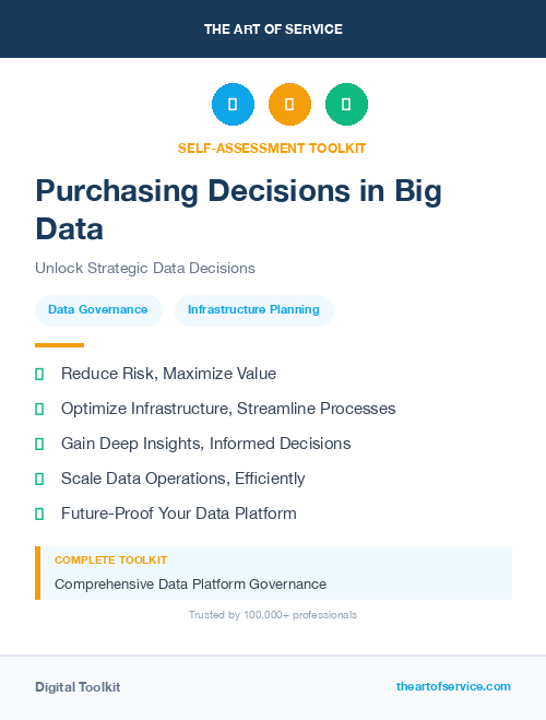 Purchasing Decisions in Big Data
