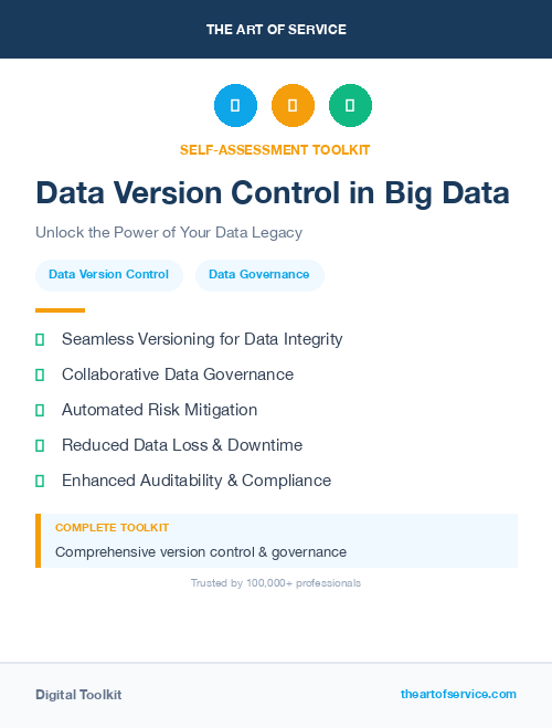 Data Version Control in Big Data