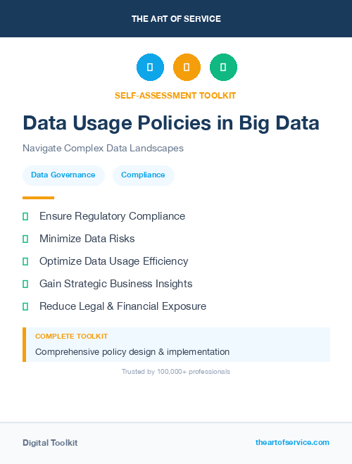 Data Usage Policies in Big Data