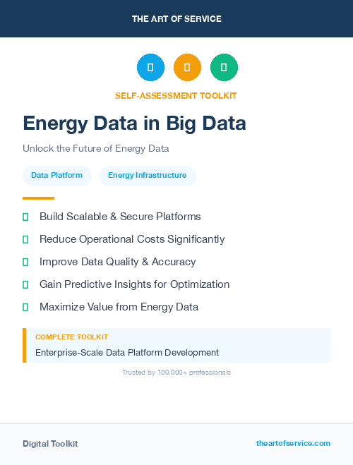 Energy Data in Big Data
