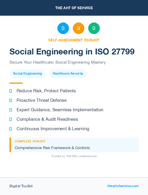 Social Engineering in ISO 27799