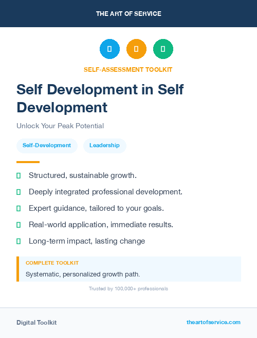 Self Development in Self Development