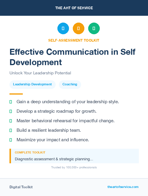 Effective Communication in Self Development
