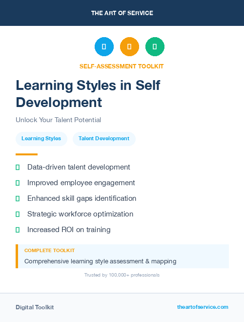 Learning Styles in Self Development