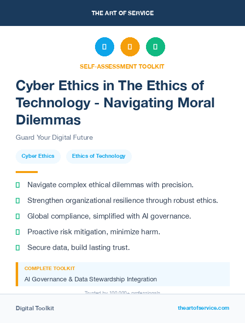 Cyber Ethics in The Ethics of Technology - Navigating Moral Dilemmas