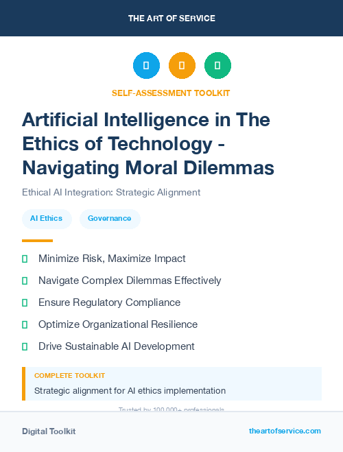 Artificial Intelligence in The Ethics of Technology - Navigating Moral Dilemmas