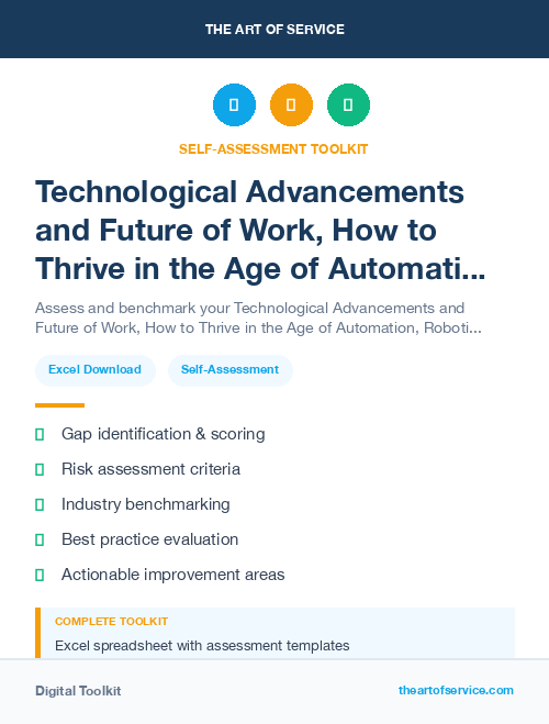 Technological Advancements and Future of Work, How to Thrive in the Age of Automation, Robotics, and Virtual Reality Kit