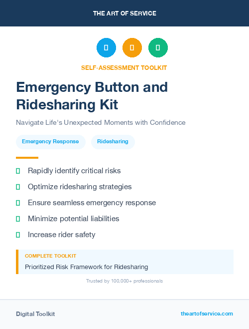 Emergency Button and Ridesharing Kit