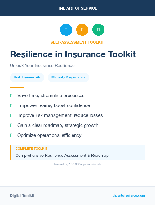 Resilience in Insurance Toolkit