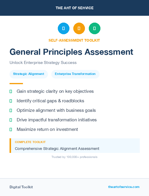 General Principles Assessment