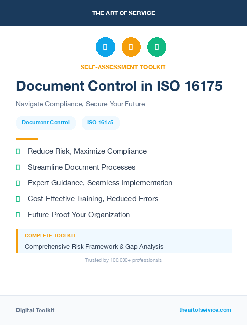 Document Control in ISO 16175