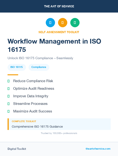 Workflow Management in ISO 16175
