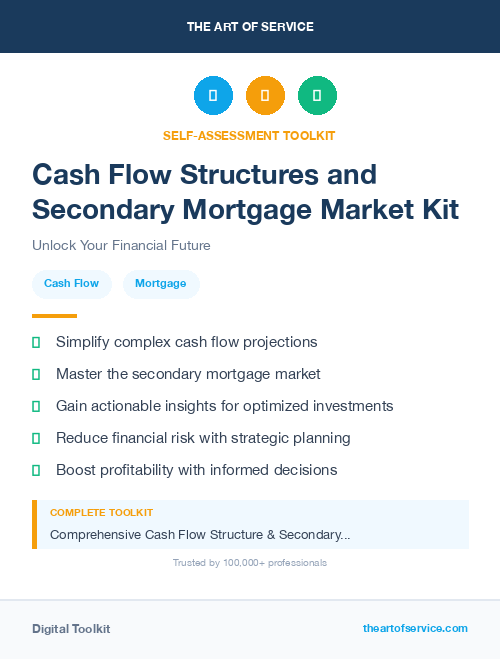 Cash Flow Structures and Secondary Mortgage Market Kit