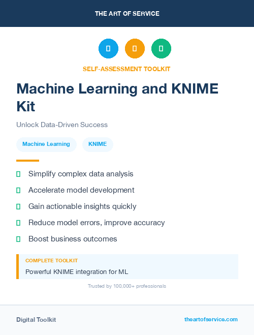 Machine Learning and KNIME Kit