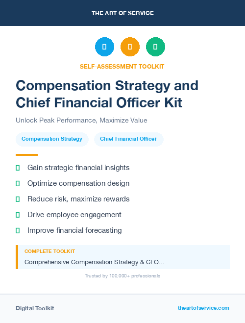 Compensation Strategy and Chief Financial Officer Kit