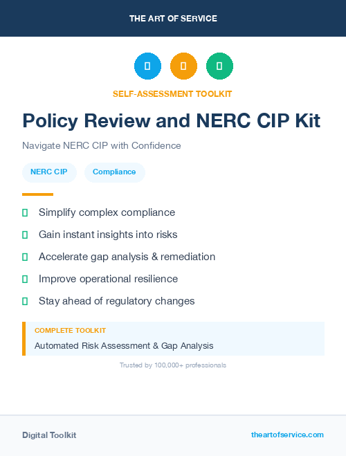 Policy Review and NERC CIP Kit