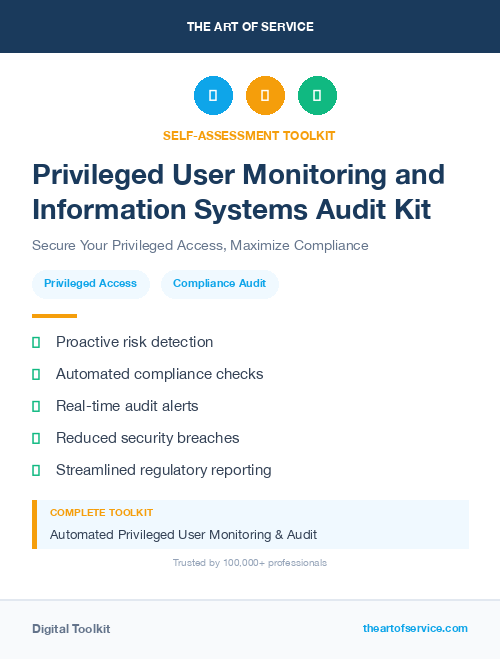 Privileged User Monitoring and Information Systems Audit Kit