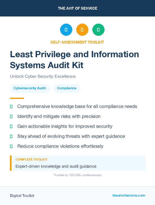Least Privilege and Information Systems Audit Kit