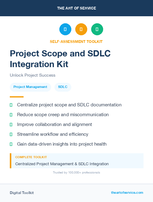 Project Scope and SDLC Integration Kit