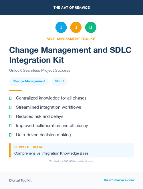 Change Management and SDLC Integration Kit