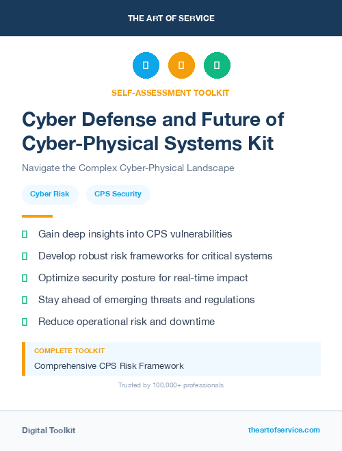 Cyber Defense and Future of Cyber-Physical Systems Kit