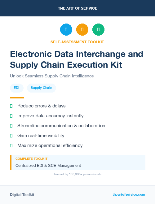 Electronic Data Interchange and Supply Chain Execution Kit
