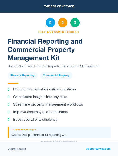 Financial Reporting and Commercial Property Management Kit