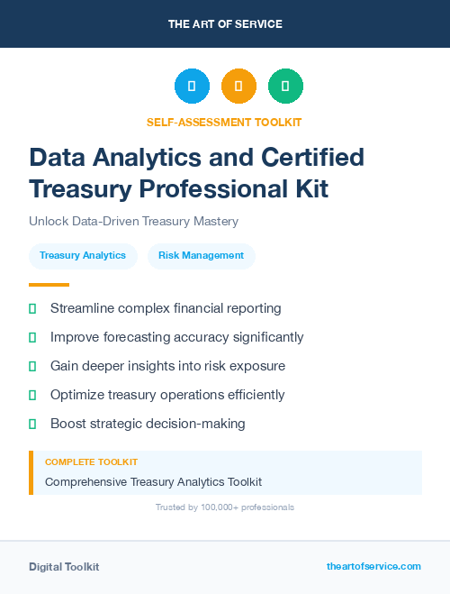 Data Analytics and Certified Treasury Professional Kit