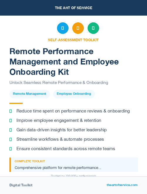 Remote Performance Management and Employee Onboarding Kit