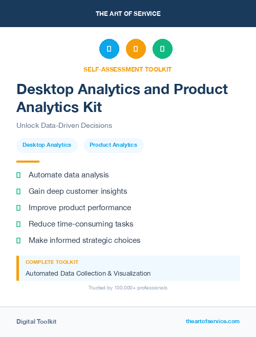 Desktop Analytics and Product Analytics Kit