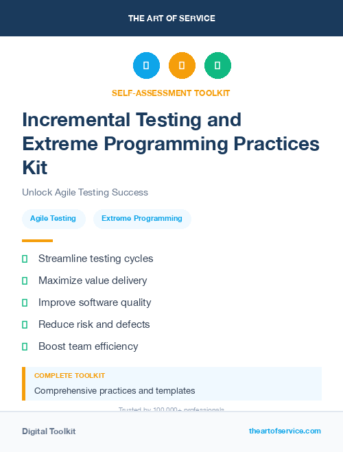 Incremental Testing and Extreme Programming Practices Kit