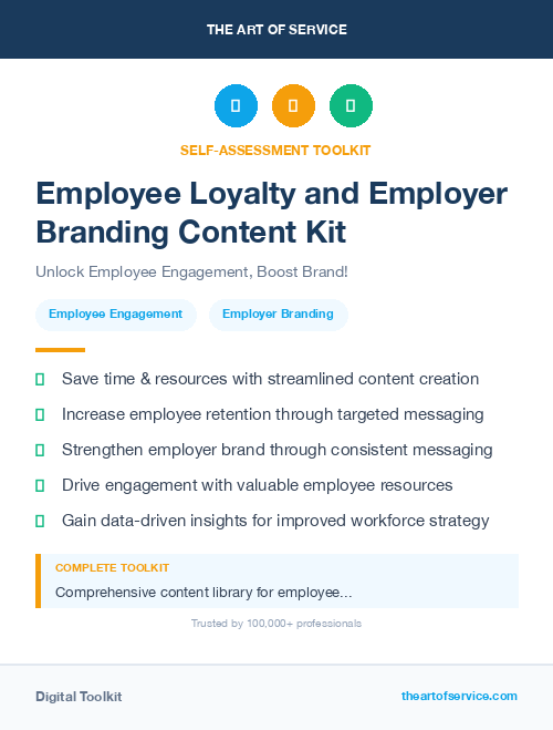 Employee Loyalty and Employer Branding Content Kit