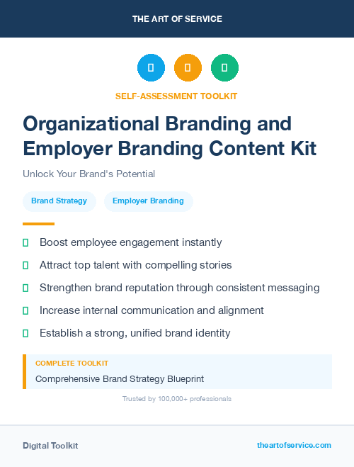 Organizational Branding and Employer Branding Content Kit