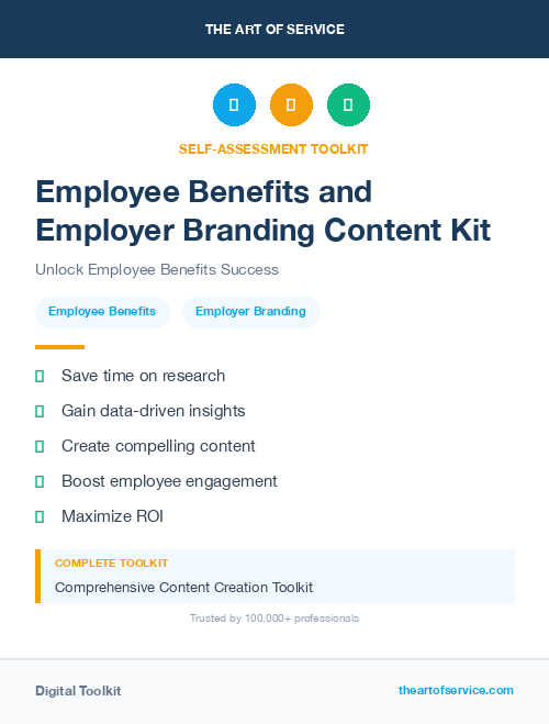 Employee Benefits and Employer Branding Content Kit