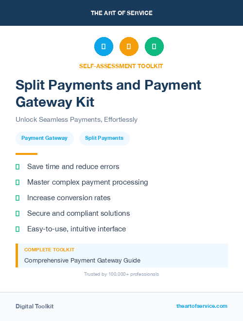 Split Payments and Payment Gateway Kit