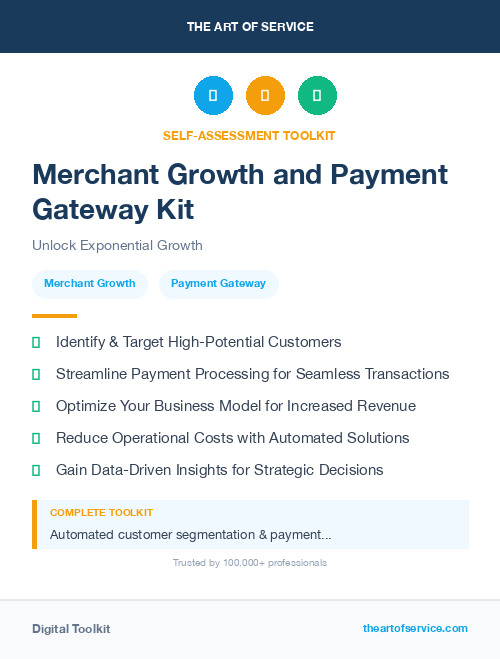 Merchant Growth and Payment Gateway Kit