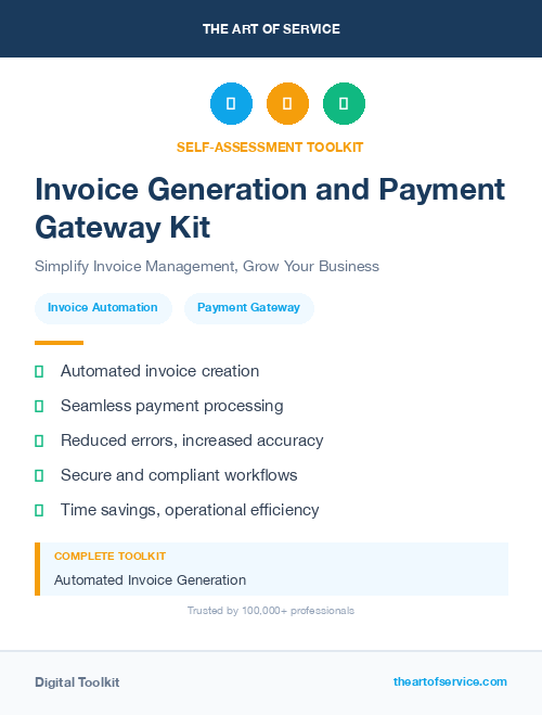 Invoice Generation and Payment Gateway Kit
