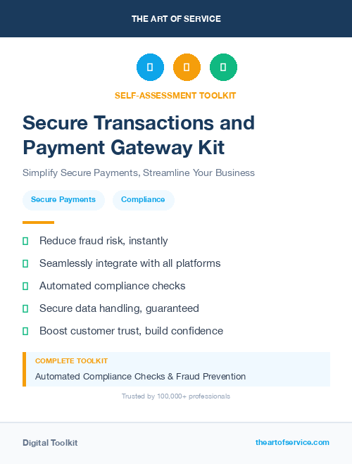 Secure Transactions and Payment Gateway Kit