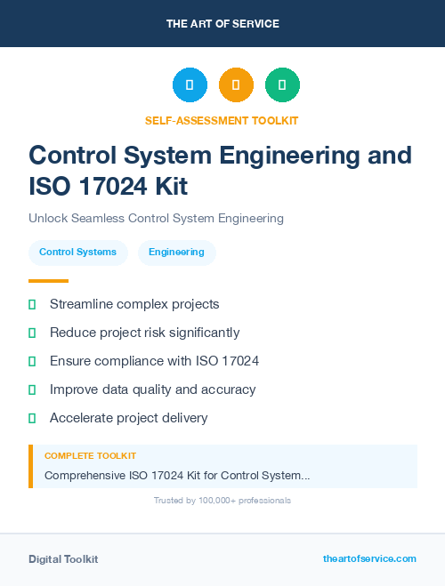 Control System Engineering and ISO 17024 Kit