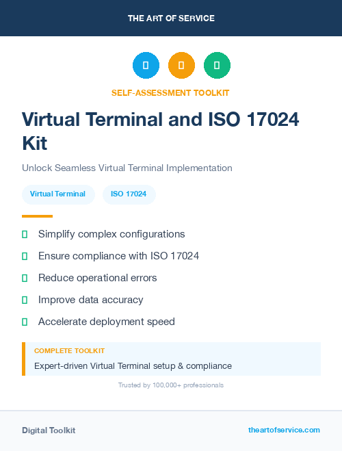 Virtual Terminal and ISO 17024 Kit